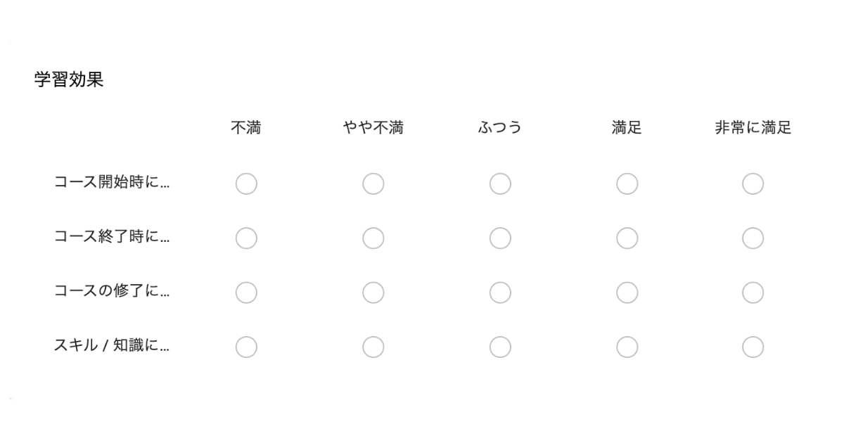 Webアンケート