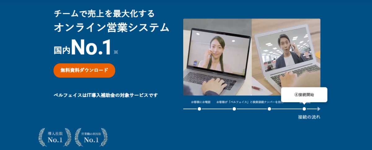 オンライン商談システム/bellFace