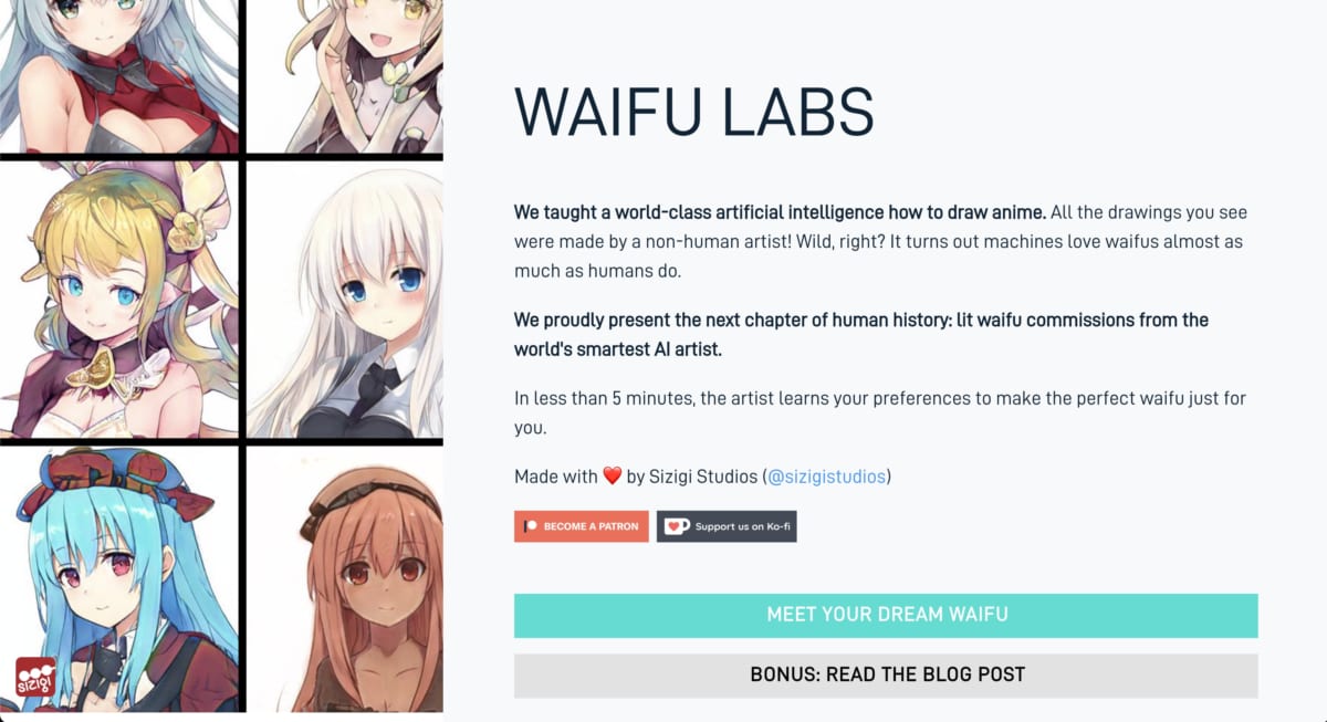 waifu labs official website image